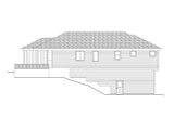 Prairie House Plan - Groveland 3 73800 - Right Exterior
