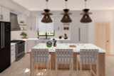 Prairie House Plan - Groveland 3 73800 - Kitchen