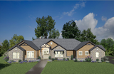 Ranch House Plan - Batavia 91412 - Front Exterior