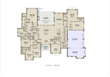 Ranch House Plan - Batavia 91412 - 1st Floor Plan