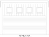 Modern House Plan - Harpswell Garage 73719 - Right Exterior