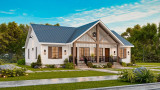 Bungalow House Plan - Hannah  30988 - Left Exterior