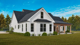 Craftsman House Plan - Sweet Coral 72581 - Rear Exterior