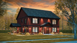 Traditional House Plan - Hunter 58229 - Left Exterior