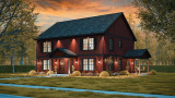 Traditional House Plan - Hunter 58229 - Right Exterior