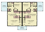 Traditional House Plan - Hunter 58229 - 1st Floor Plan