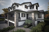 Country House Plan - Castle Rock 92942 - Right Exterior