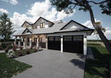 Farmhouse House Plan - Cedar Grove 55623 - Right Exterior