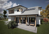 Farmhouse House Plan - Cedar Grove 55623 - Rear Exterior