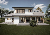 Farmhouse House Plan - Cedar Grove 55623 - Rear Exterior