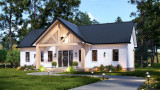 Farmhouse House Plan - Rock Hill Cottage 80258 - Right Exterior