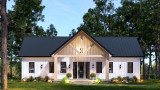 Farmhouse House Plan - Rock Hill Cottage 80258 - Front Exterior