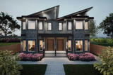 Contemporary House Plan - ModHaus II 26901 - Front Exterior