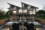 Contemporary House Plan - ModHaus II 26901 - Rear Exterior