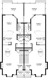 Contemporary House Plan - ModHaus II 26901 - 1st Floor Plan