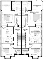 Secondary Image - Contemporary House Plan - ModHaus II 26901 - 2nd Floor Plan