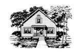 Cottage House Plan - Julie  51344 - Front Exterior