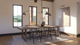 Craftsman House Plan - Eldorado 58018 - Dining Room