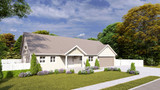 Ranch House Plan - Ballard 97965 - Left Exterior