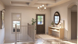 Ranch House Plan - Nordstrom 44754 - Entrance