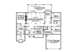 Cape Cod House Plan - 19672 - 1st Floor Plan