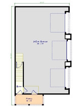 Cottage House Plan - Derrickson 32432 - 1st Floor Plan