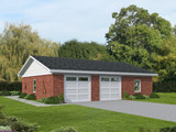 Country House Plan - Beretta Farms Garage 47768 - Front Exterior