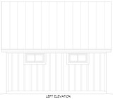 Country House Plan - Countryside Garage 2 16615 - Left Exterior