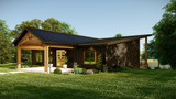 Contemporary House Plan - 12493 - Right Exterior