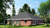 Secondary Image - Traditional House Plan - Spruce Street 33130 - Rear Exterior