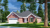 Traditional House Plan - Spruce Street 33130 - Right Exterior