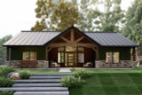 Craftsman House Plan - 66717 - Front Exterior