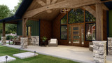 Craftsman House Plan - 66717 - Rear Exterior