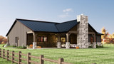 Craftsman House Plan - 66717 - Right Exterior