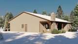 Craftsman House Plan - 66717 - Left Exterior