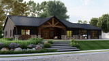Craftsman House Plan - 66717 - Exterior