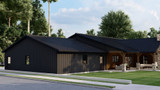 Craftsman House Plan - 66717 - Rear Exterior