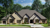 European House Plan - Cobblestone Drive 58242 - Front Exterior
