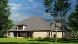 European House Plan - Cobblestone Drive 58242 - Rear Exterior