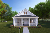 Cottage House Plan - Dogwood Cottage 37123 - Front Exterior