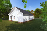 Cottage House Plan - Dogwood Cottage 37123 - Rear Exterior