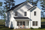 Traditional House Plan - 43250 - Rear Exterior