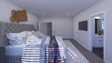Craftsman House Plan - Melissa 76032 - Master Bedroom