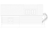 Farmhouse House Plan - Jacksonville Garage 21492 - Rear Exterior