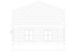 Farmhouse House Plan - Jacksonville Garage 21492 - Right Exterior