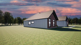 Farmhouse House Plan - Weighbridge 35964 - Left Exterior