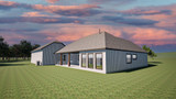Farmhouse House Plan - Weighbridge 35964 - Rear Exterior