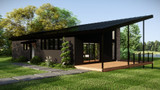 Contemporary House Plan - 68402 - Right Exterior