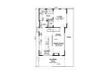 Contemporary House Plan - 68402 - 1st Floor Plan