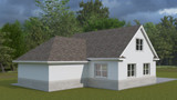 Farmhouse House Plan - Erik Garage 68859 - Rear Exterior